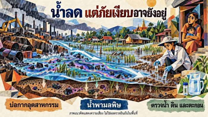 น้ำลดแล้ว แต่ปลอดภัยจริงหรือ? ภารกิจพิสูจน์สารพิษที่ปราจีนบุรี