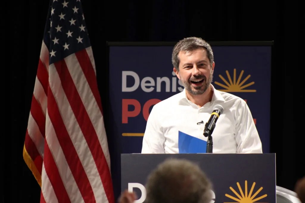 Pete Buttigieg Stumps for Nebraska Democrat Denise Powell in Omaha Swing District Race
