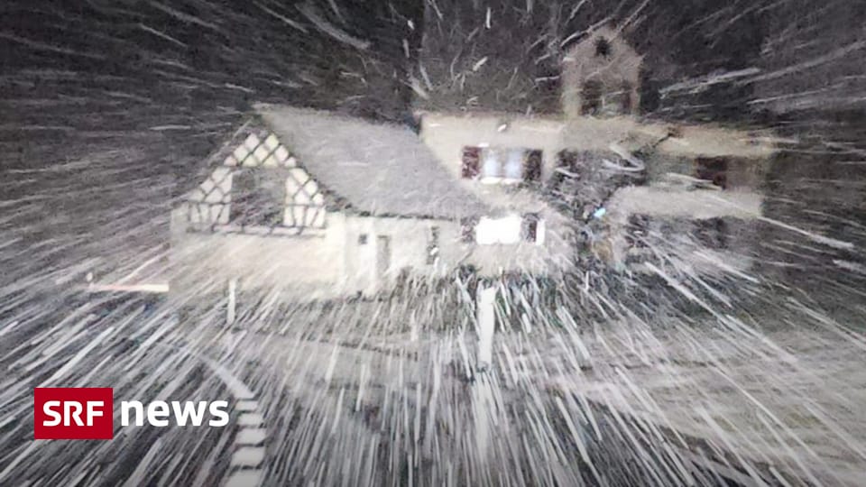 Extremwetter: Bis zu einem Meter Neuschnee bedroht Alpen