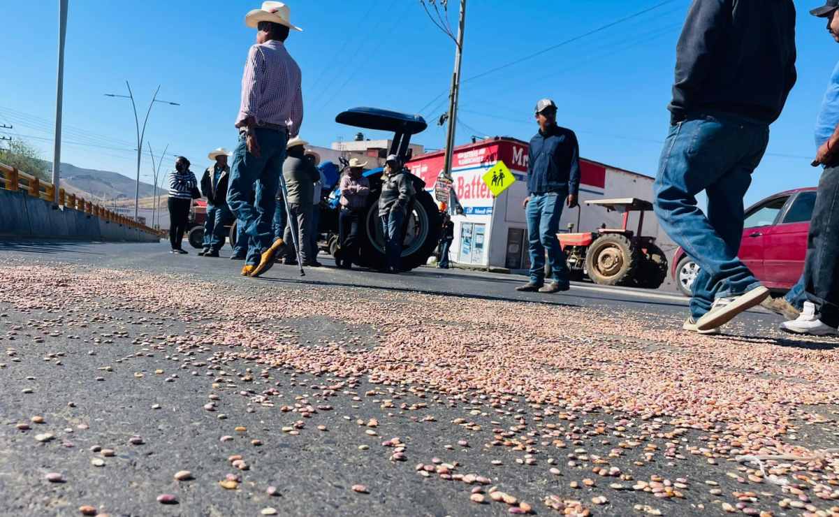 Frijoleros zacatecanos resisten: cuarto día de lucha popular