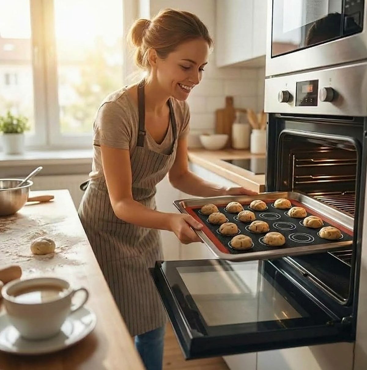 Adiós papel de horno: las alfombrillas de silicona que arrasan en las cocinas