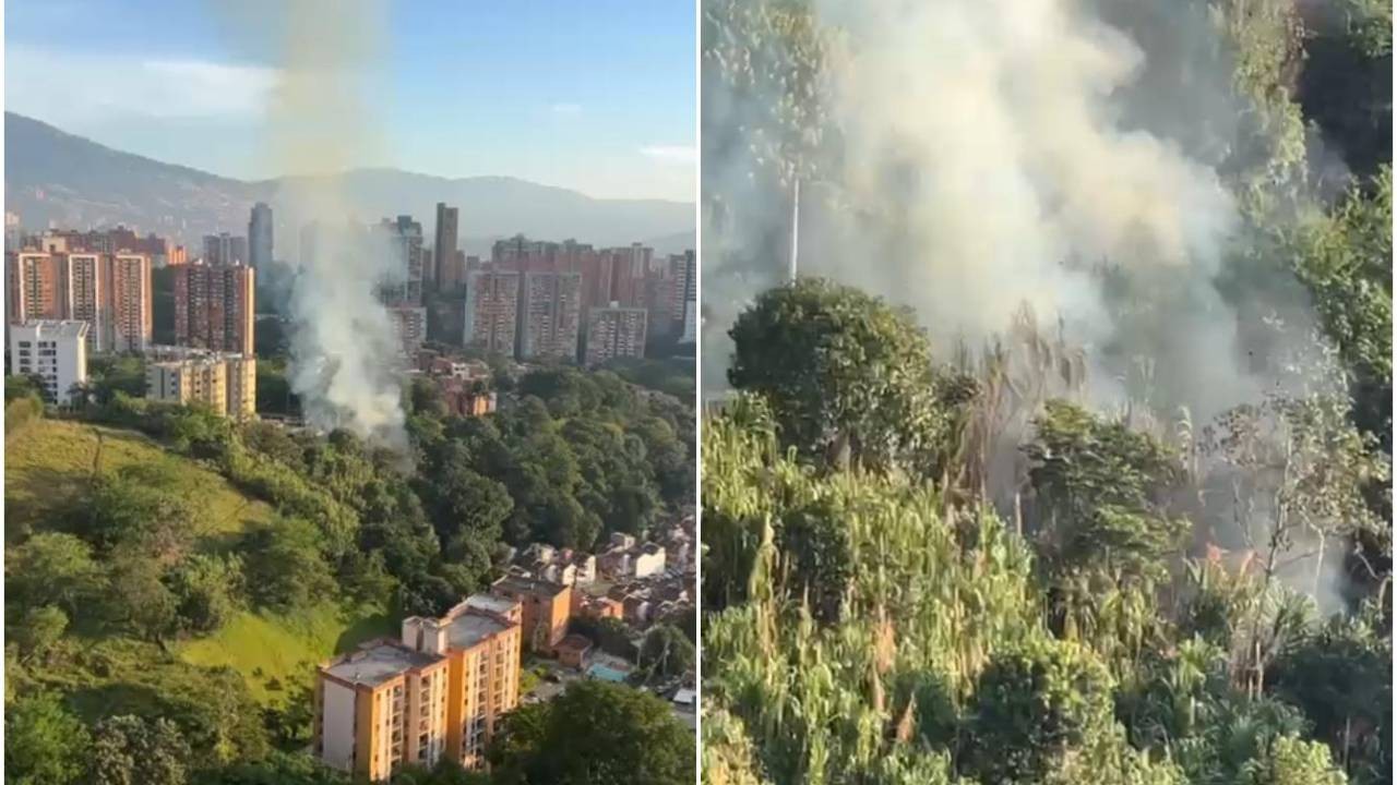 Incendio en la Loma de los Bernal fue controlado: la comunidad pide prevenir nuevas emergencias