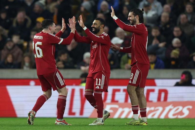 Egyptian Star Salah Shines as Liverpool Advance to FA Cup Quarters