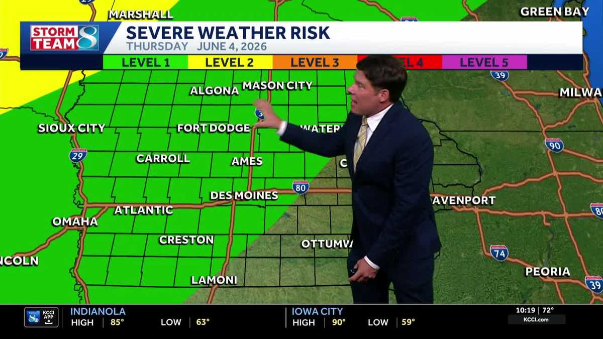 Warm temps and storm chances are in Iowa's June forecast