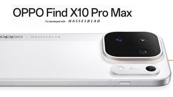 أوبو تكشف عن Find X10 Pro Max: أول هاتف في العالم بثلاث كاميرات بدقة 200 ميغابكسل