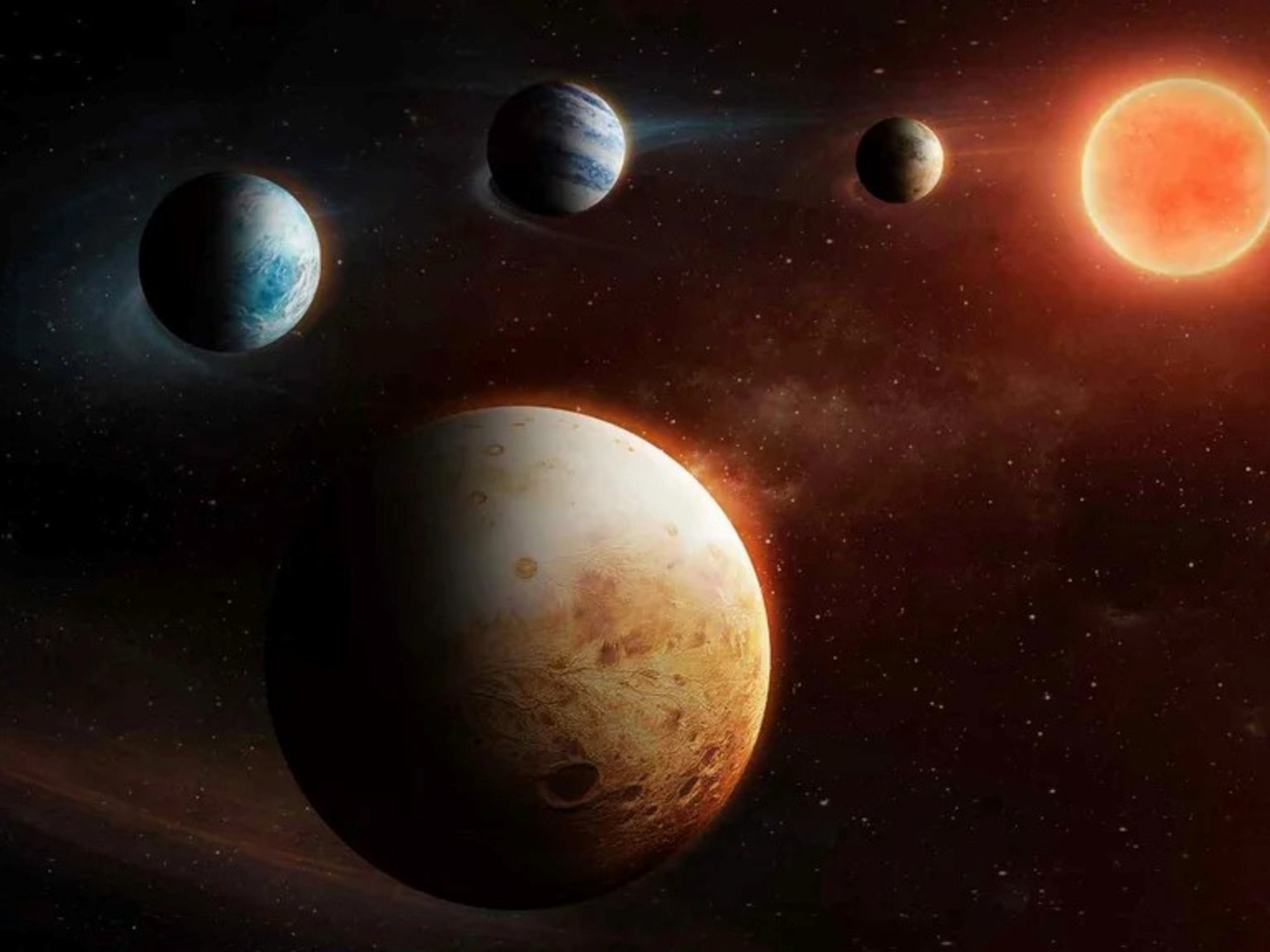 Descubren sistema solar que desafía la ciencia occidental