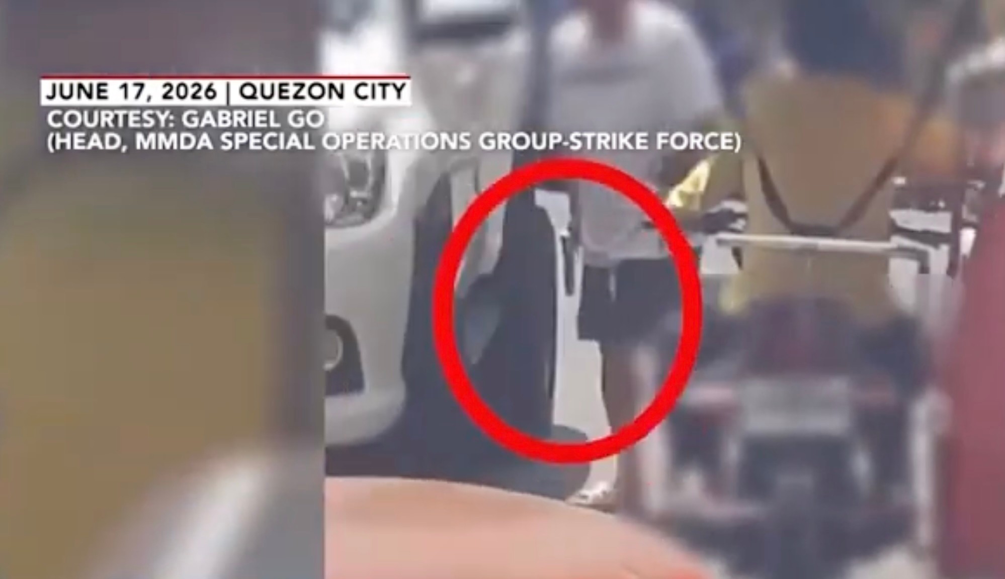 Pickup Driver Suspended After Gun Threat on QC Tricycle Driver