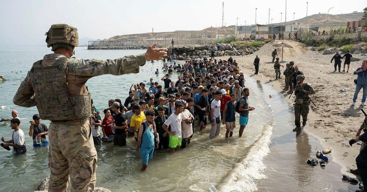 Marockos migrationstryck mot Ceuta kopplas till diplomatisk spänning