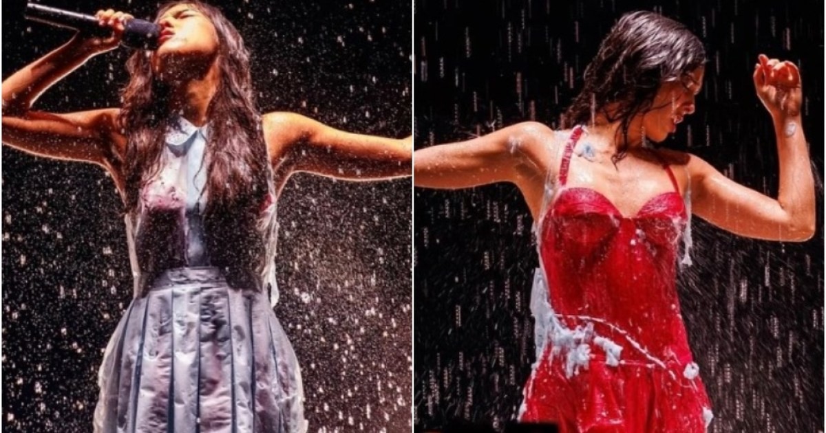 El vestido que se deshace en el agua: la magia de Olivia Rodrigo y Hussein Chalayan
