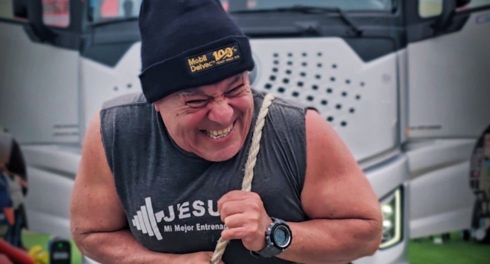 Pepe Selem, el peruano más fuerte del mundo, entrena a los 61 años arrastrando camiones previo al Sudamericano y Mundial de Powerlifting
