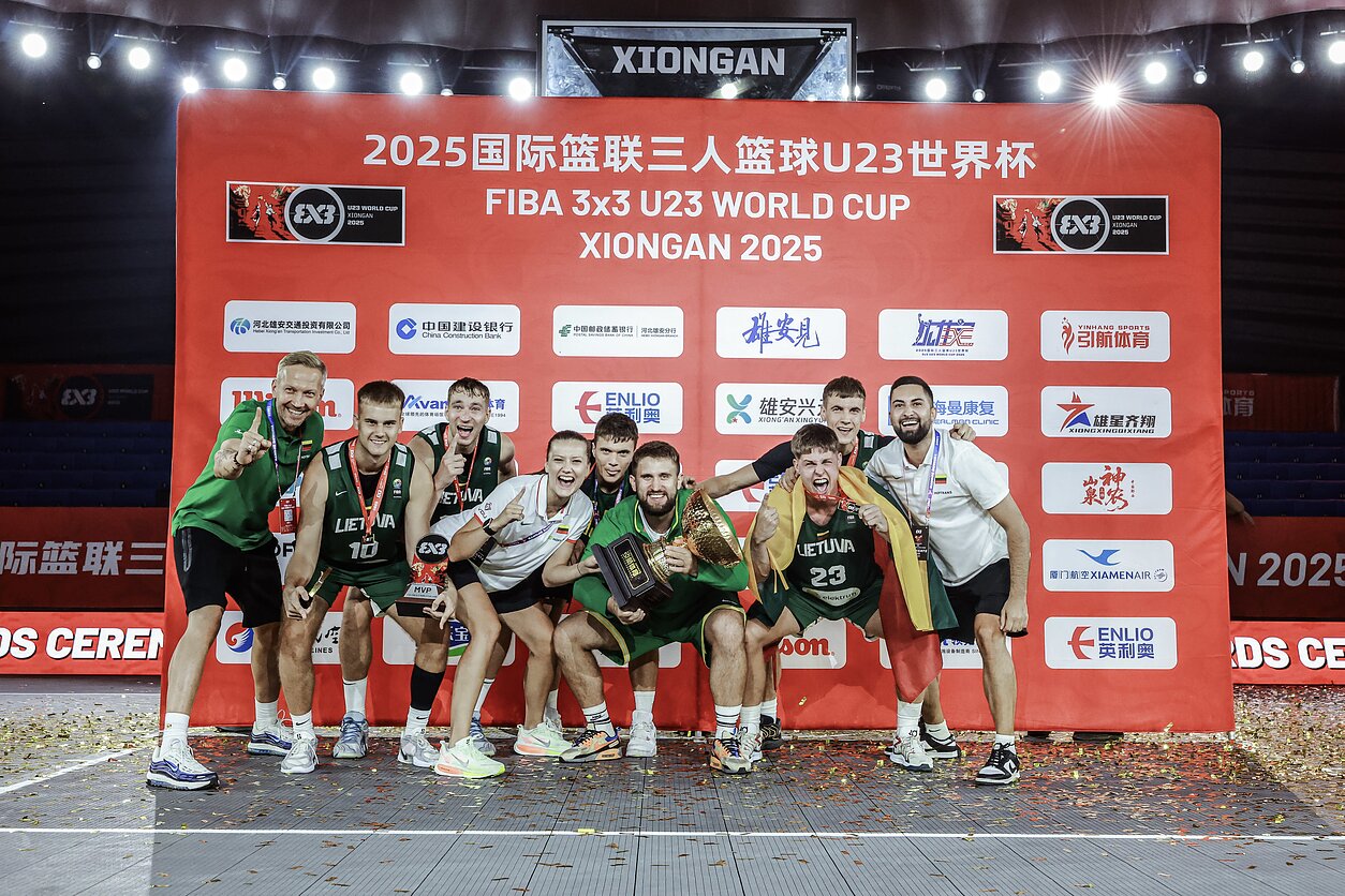 Lietuvos 3x3 krepšinio rinktinė ruošiasi olimpiniam kelionei