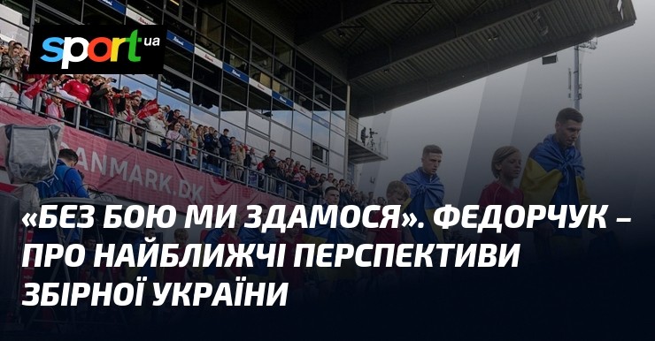 «Без бою ми не здамося»: Федорчук про випробування збірної України в Лізі націй