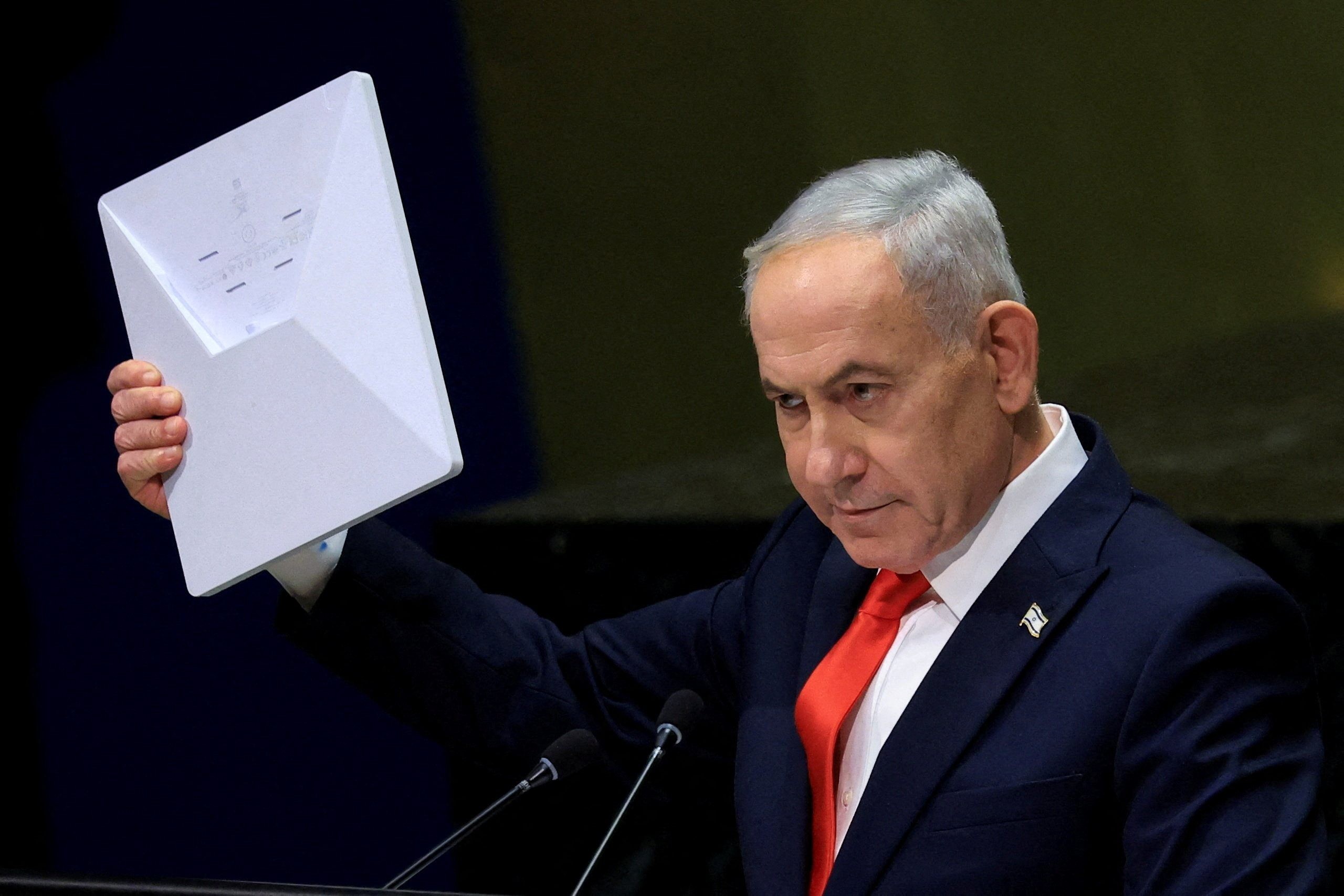 Netanyahu Defends Israel at UN as Delegates Walk Out in Protest