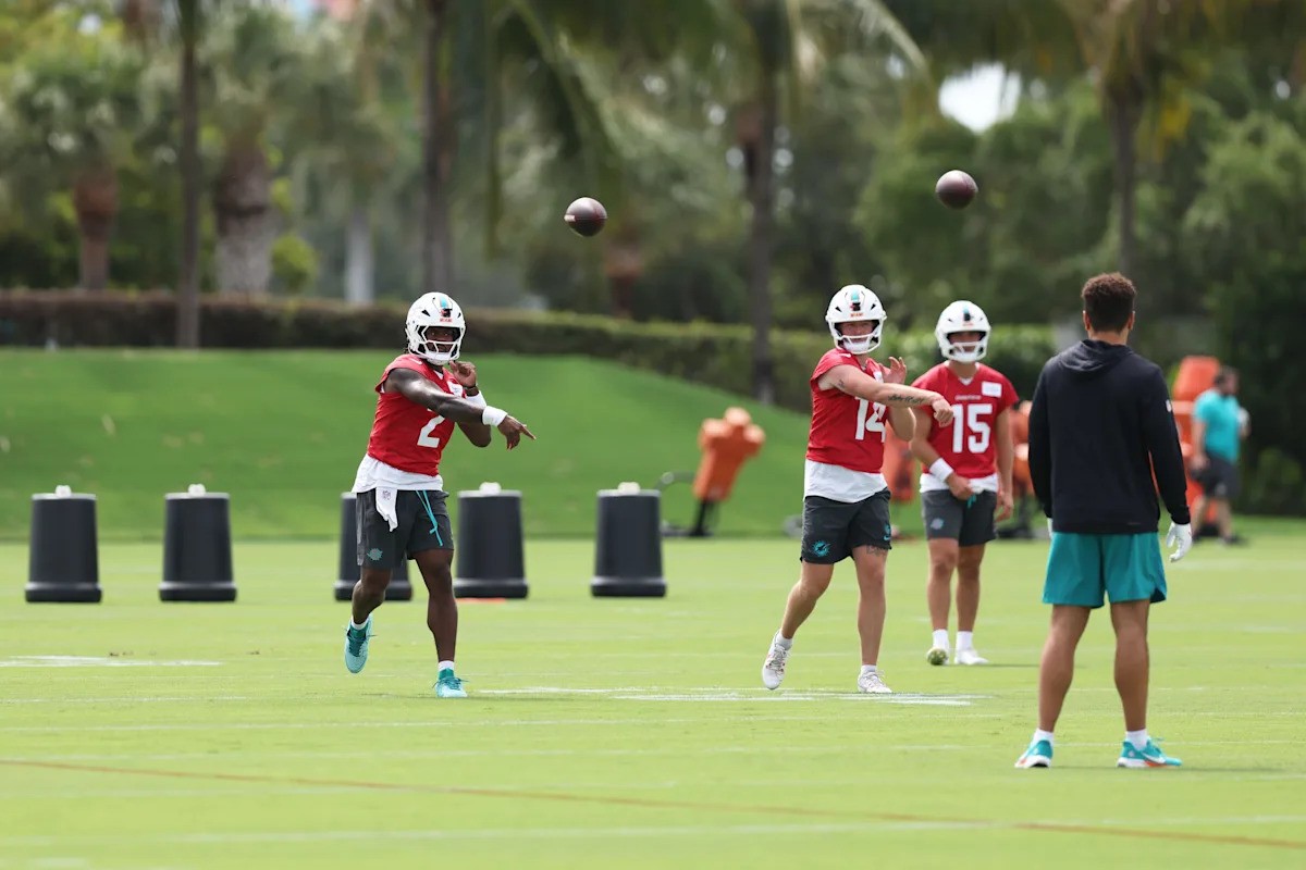 Dolphins QB Room Lacks Star Power as Training Camp Opens Under Hafley