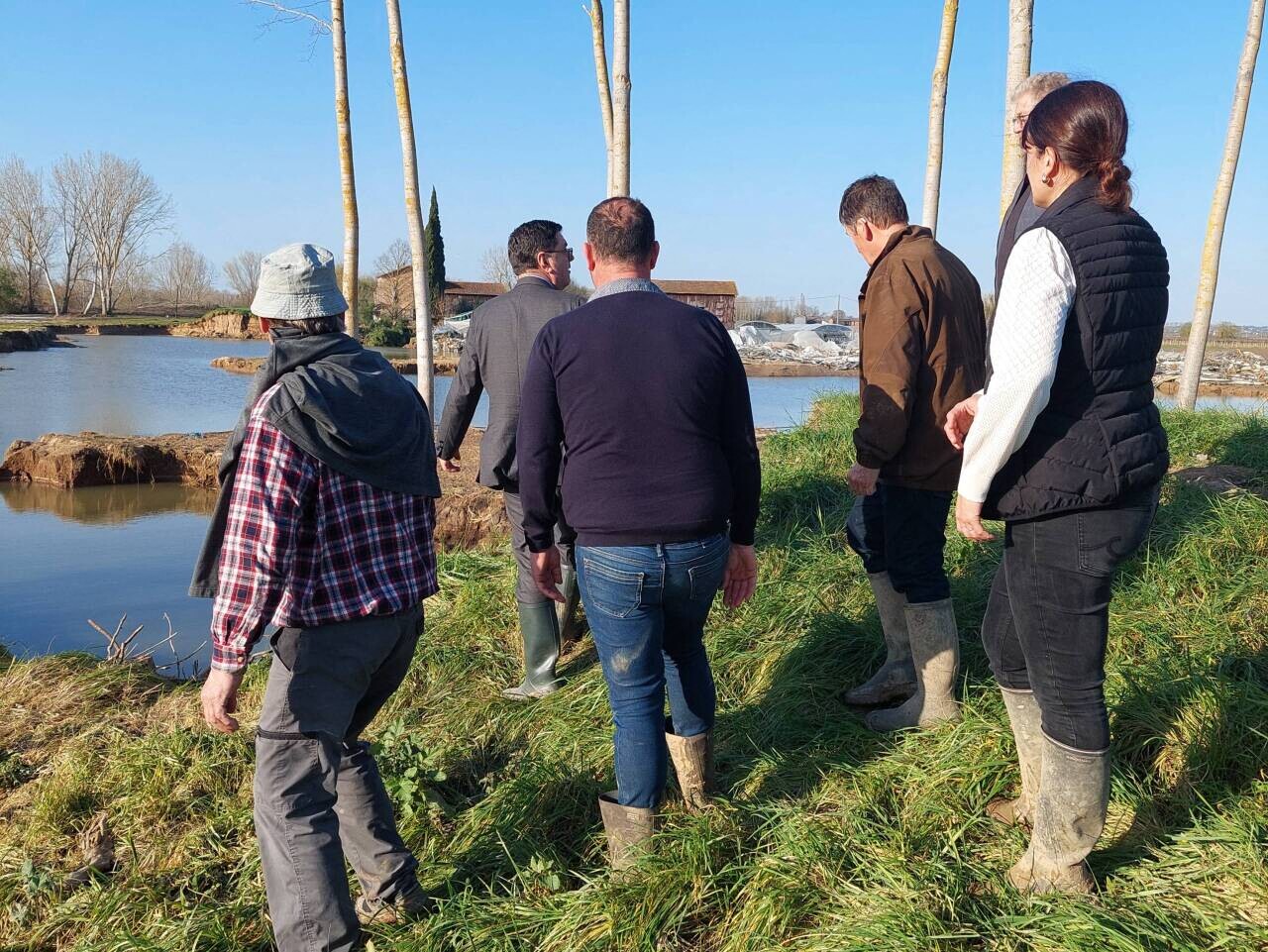 Quand la Garonne détruit le labeur d'une paysanne