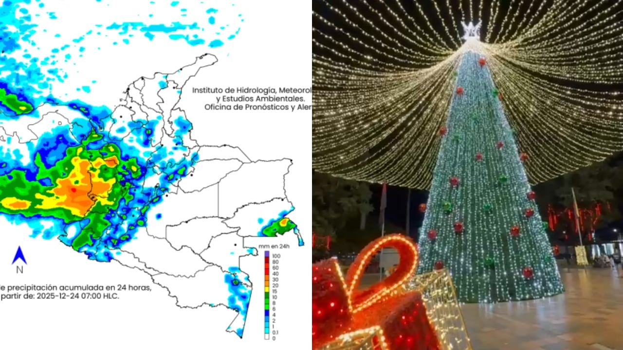 Navidad con contrastes climáticos: lluvias en el Pacífico