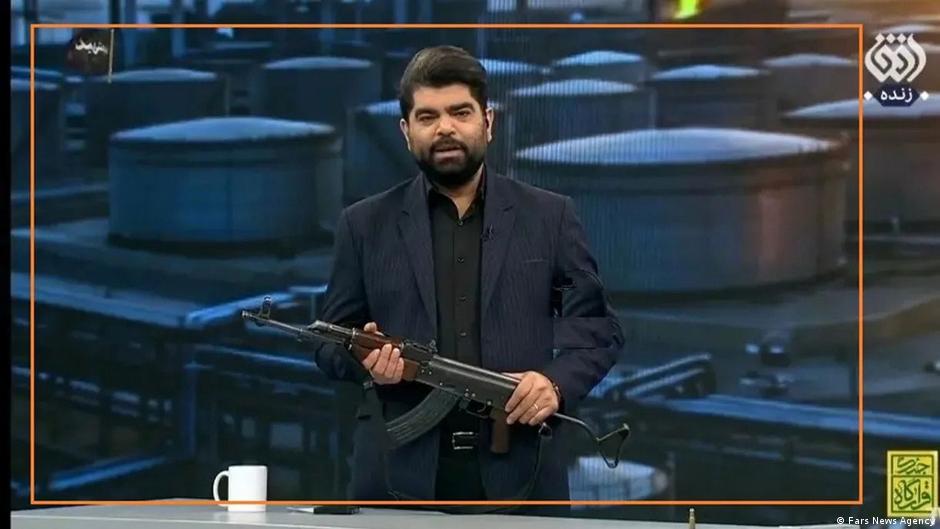 کلاشینکف روی آنتن تلویزیون: ارعاب ایرانیان در پوشش مقاومت