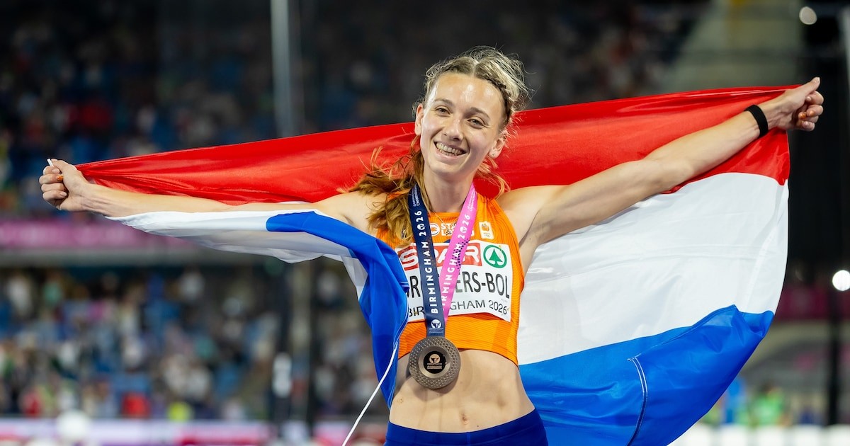 Broeders-Bol pakt brons op 800 meter en evenaart Nederlands record Van Langen
