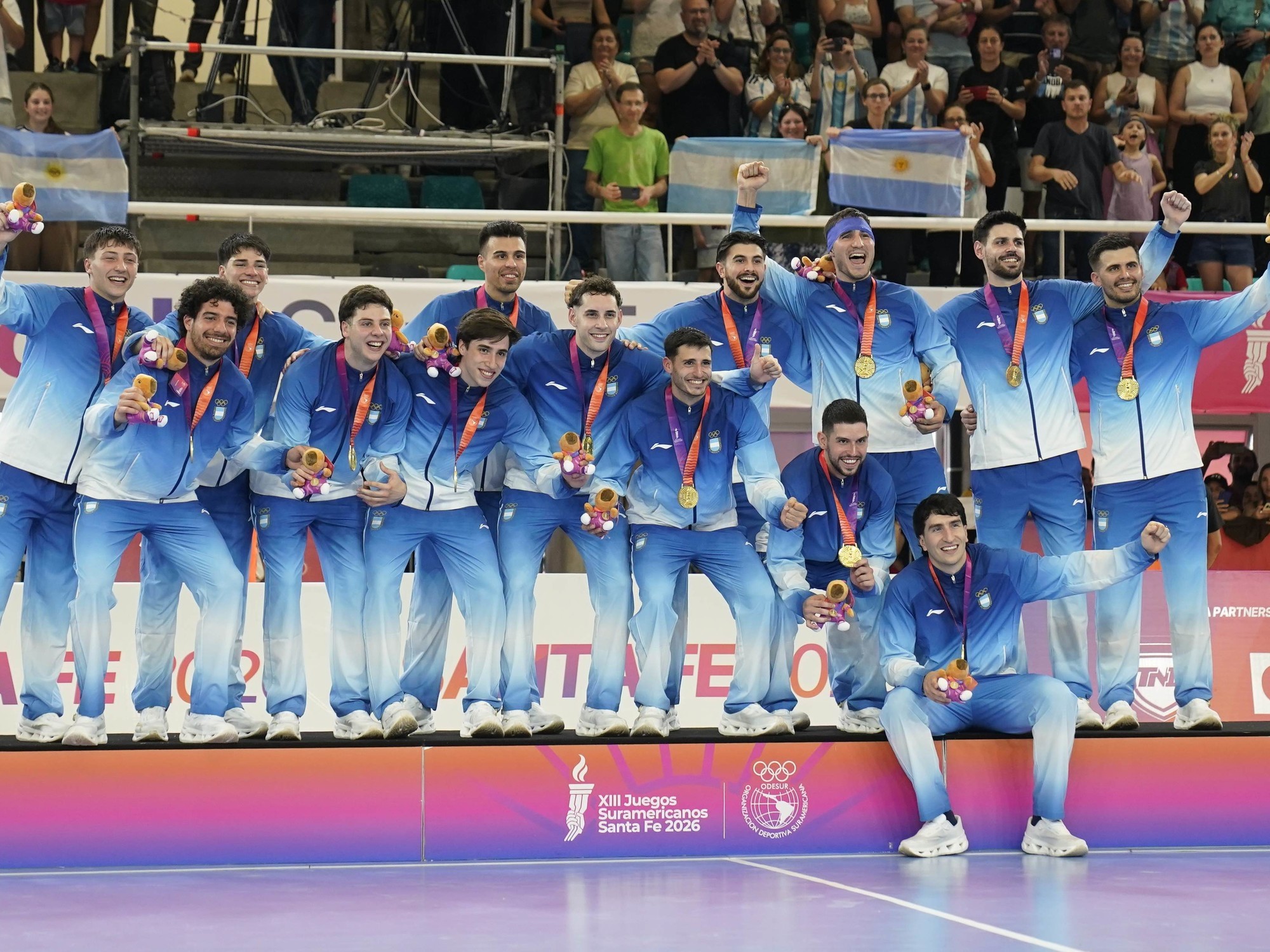 El oro de Los Gladiadores y el récord argentino en deportes colectivos de los Juegos Suramericanos Santa Fe 2026