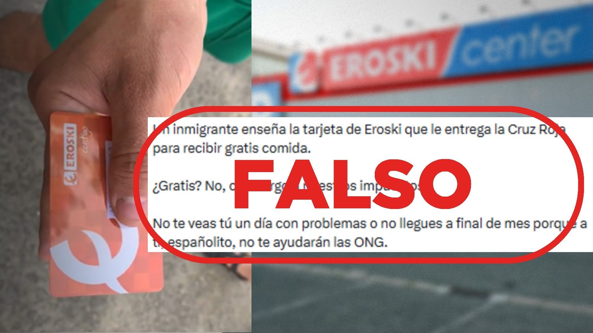 Tarjetas monedero de Eroski: ayudas para personas vulnerables, sin distinción por nacionalidad