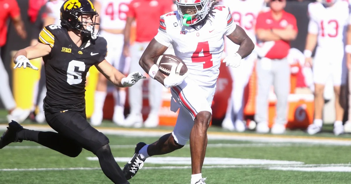 Jeremiah Smith Shatters Ohio State Records in Buckeyes' 31-14 Rout of Iowa