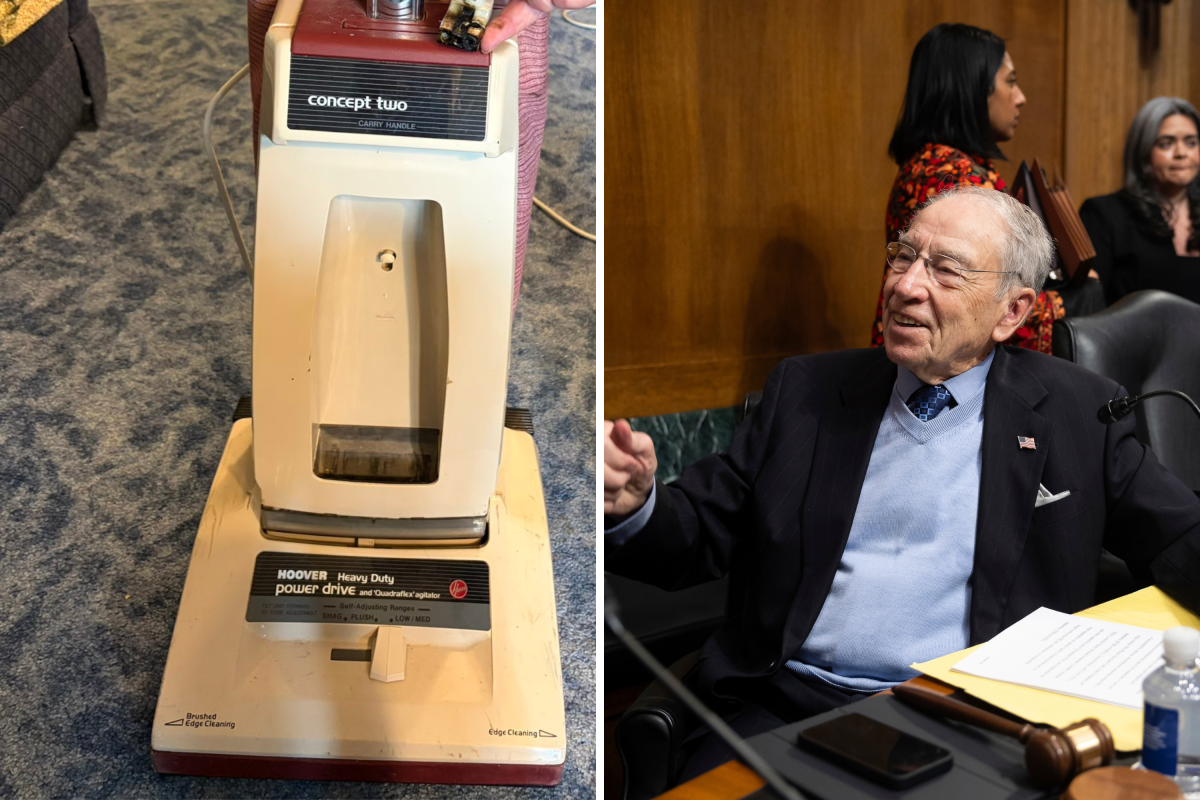 Chuck Grassley Retires Beloved Vacuum After 49 Years of Service