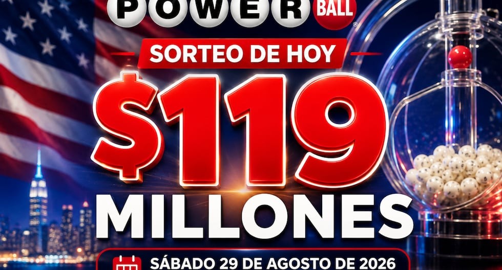 Powerball 29 de agosto: $119 millones en juego y las claves del sorteo