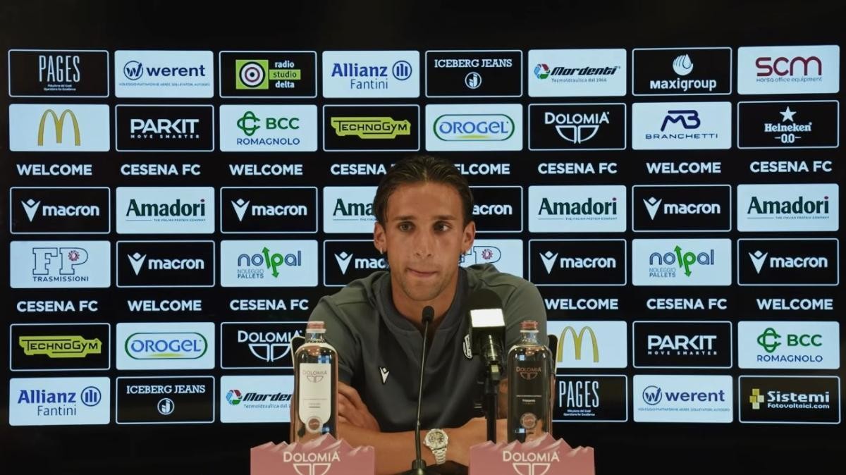 Cesena, Pagano si presenta: 'Mourinho mi ha insegnato tanto. Devo migliorare nei gol'