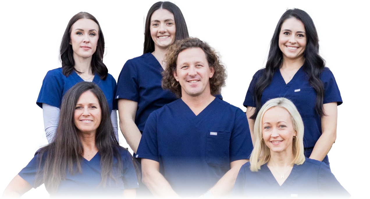 Healthcare professionals smiling