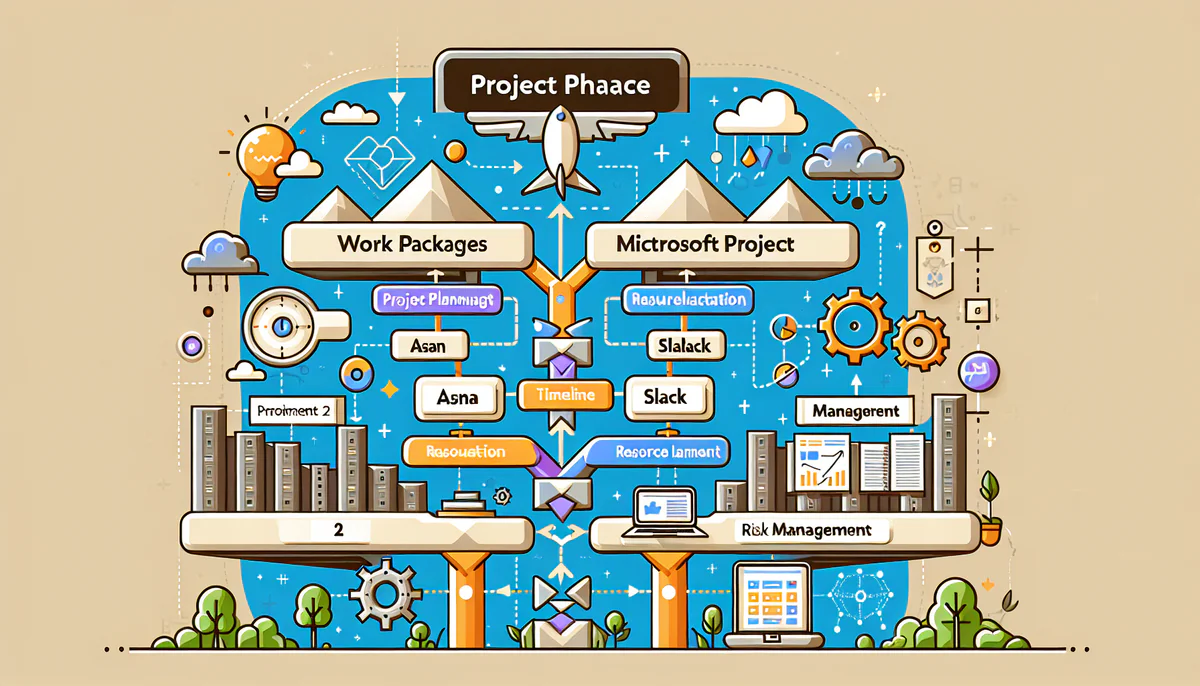 Image illustrating Phase 2: Projektplanung und Strukturierung in article about projektmanagement phasen