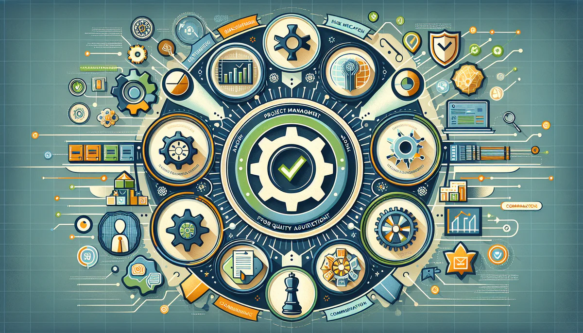 Image illustrating Risk Mitigation and Quality Assurance in article about benefits of project management