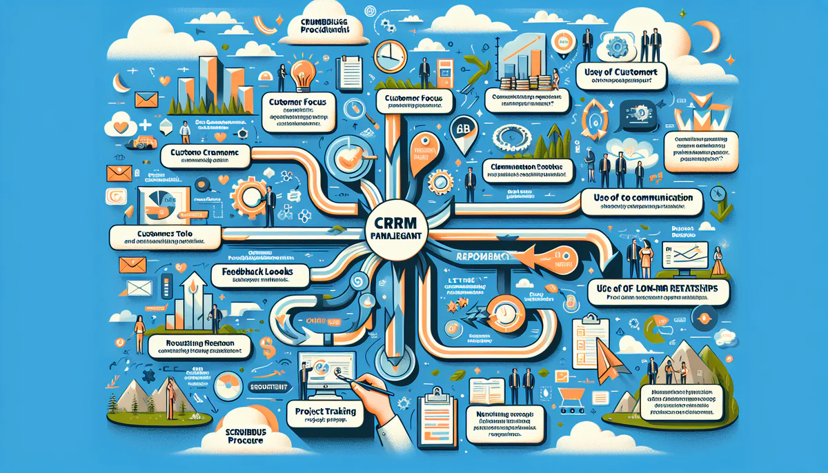 Image illustrating Grundlagen des CRM Projektmanagements in article about crm projektmanagement