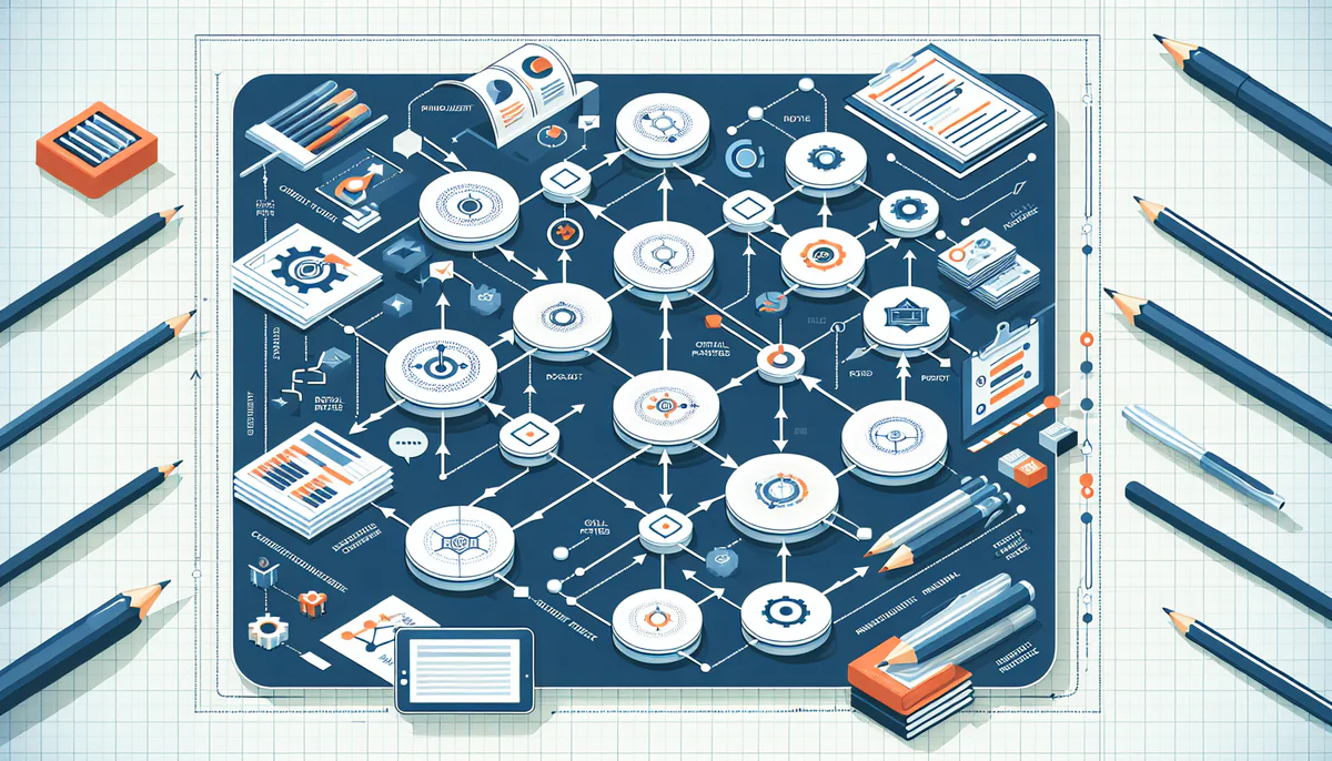 Image illustrating Grundlagen des Netzplan Projektmanagements in article about netzplan projektmanagement