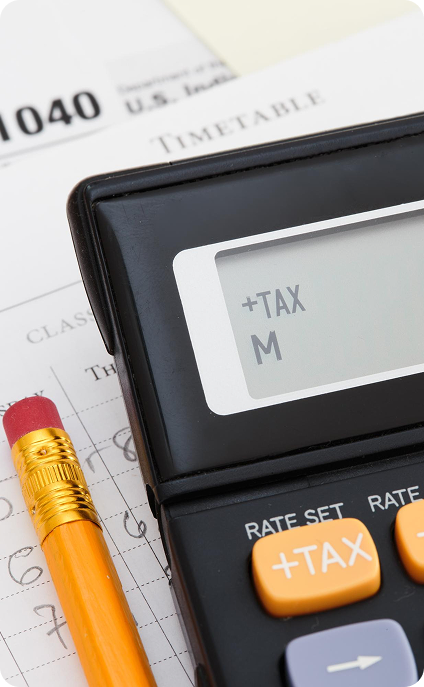 Tax planning documents and calculator