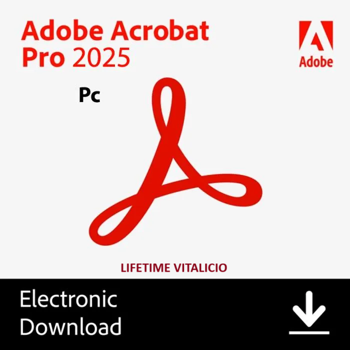 Adobe Acrobat Pro DC 2025 – Lifetime License for Windows PC