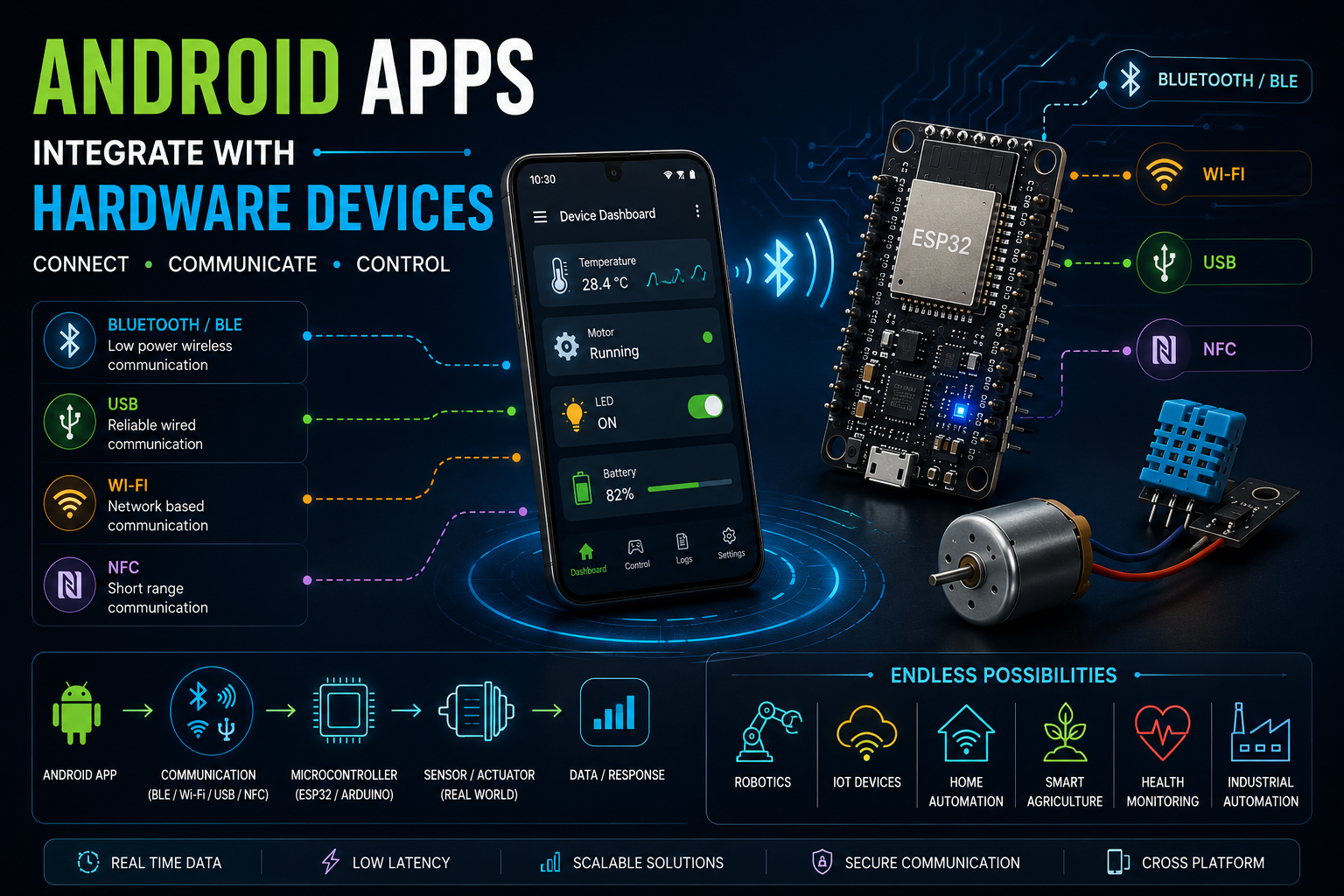 How Android Apps Communicate With Hardware Devices 🤖📱