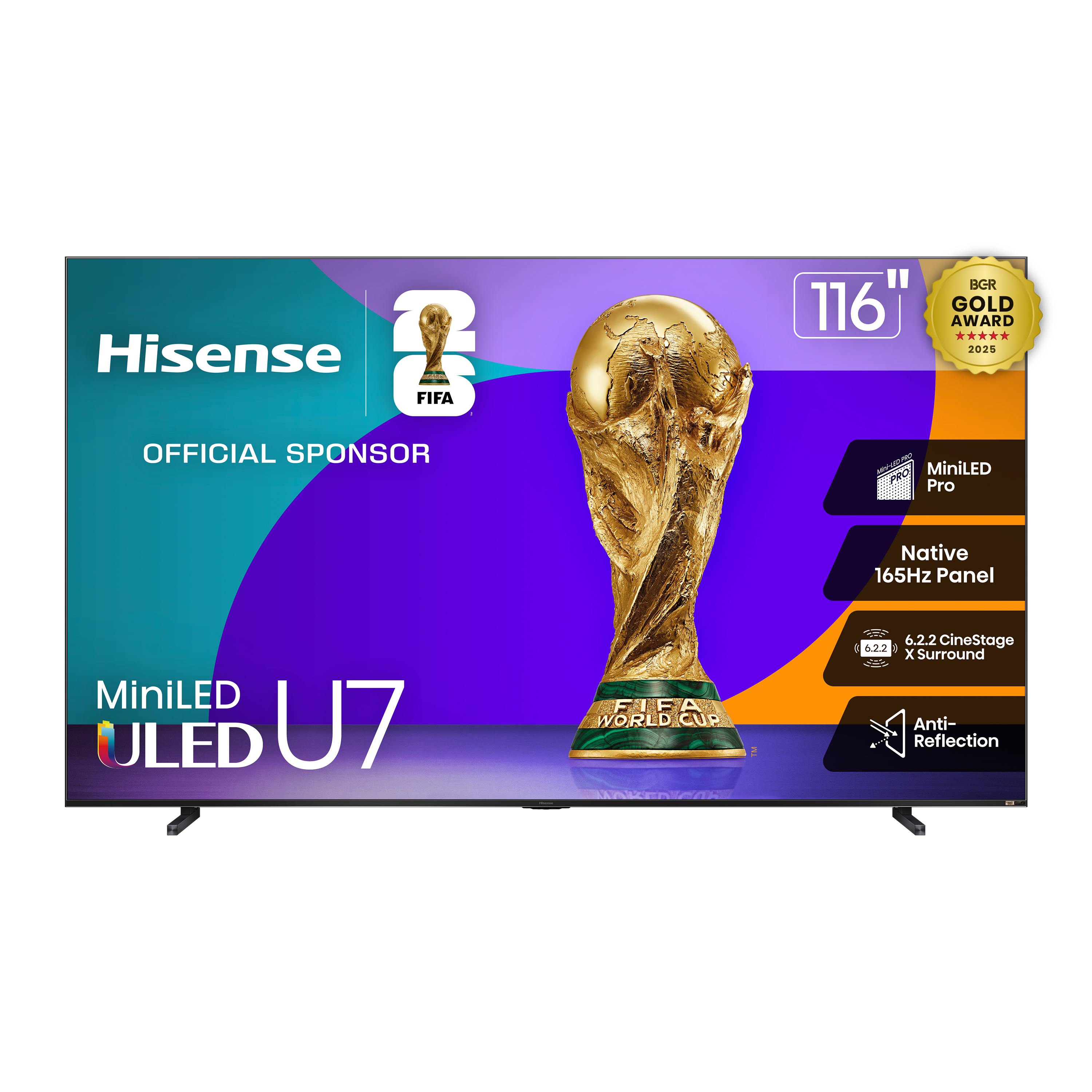 Hisense 116″ Mini-LED ULED Smart 4K TV | 100U7SPro view 2