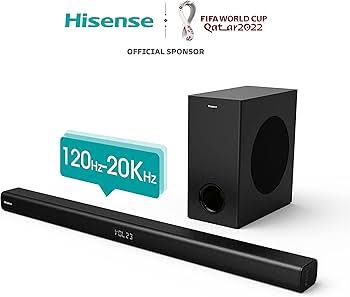 Hisense 2.1 Channel 200W Soundbar + Subwoofer | HS218