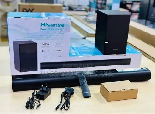 Hisense 2.1 Channel 140W Soundbar + Wireless Subwoofer | HS1800
