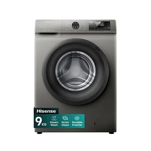 Hisense 9kg Fully Automatic Front Load Washing Machine (WFQP9012VMT):