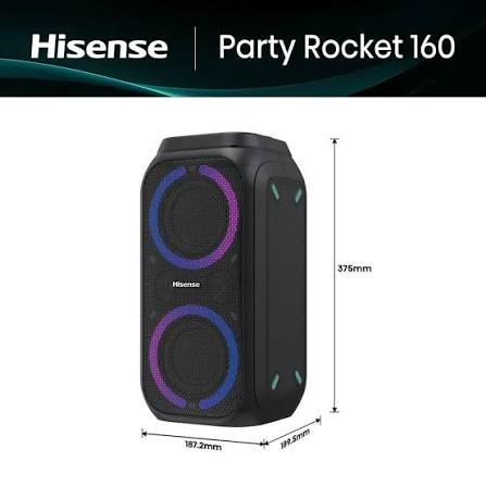 Hisense 160W Portable Party Speaker | PR160