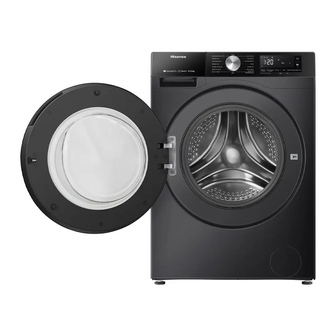 Hisense 10kg Wash & 6kg Dry Fully Automatic Front Load Washing Machine | Premium Black | WD3S1042BB view 2