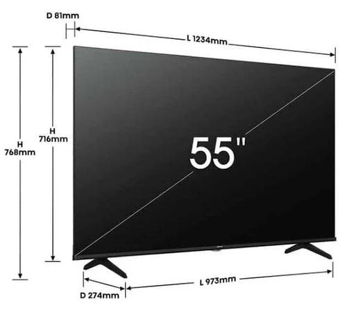 Hisense 55" UHD Smart 4K TV | 55A6