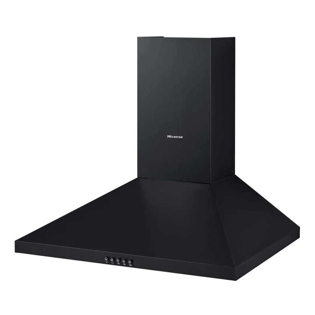 Hisense Freestanding Decorative Wall Chimney Cooker Hood | Black | HWH601BK