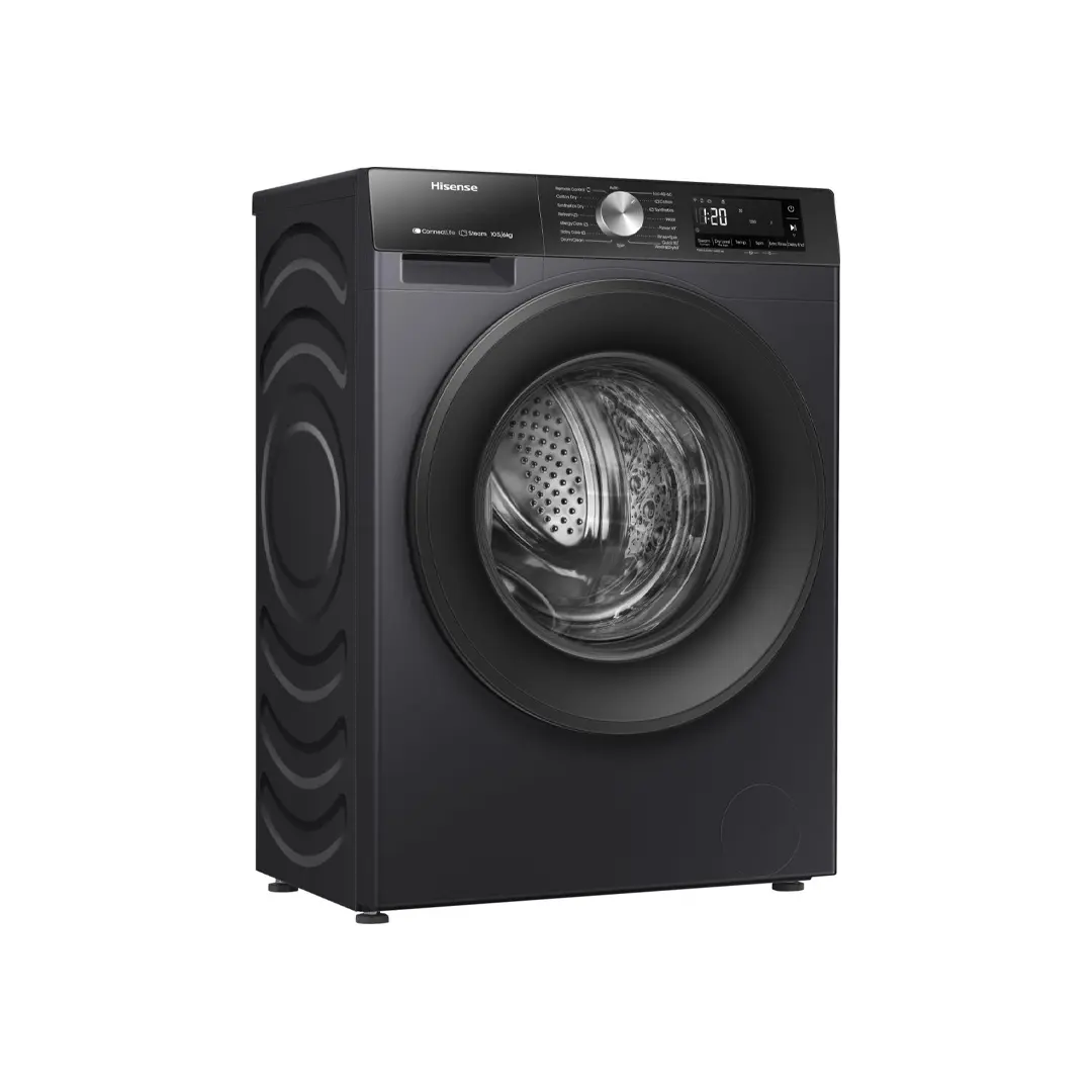Hisense 10kg Wash & 6kg Dry Fully Automatic Front Load Washing Machine | Premium Black | WD3S1042BB view 3