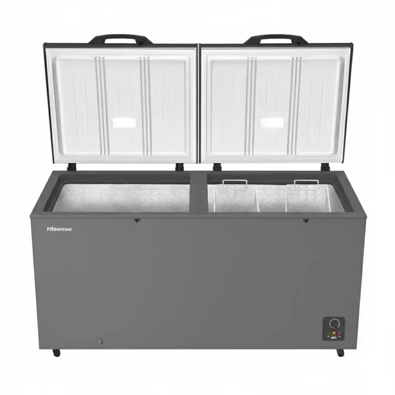 Hisense 500L Double Door Chest Freezer | Frost | Grey | FC-729DD4SA view 2