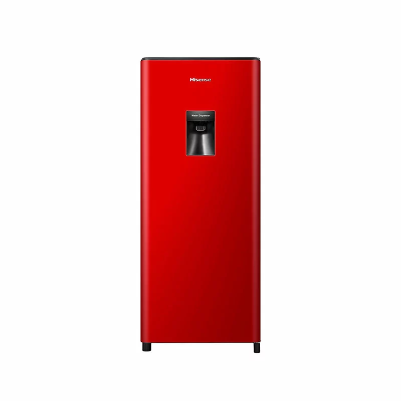 Hisense 177L Red Single Door Fridge + Water Dispenser | H235RRE-WD: