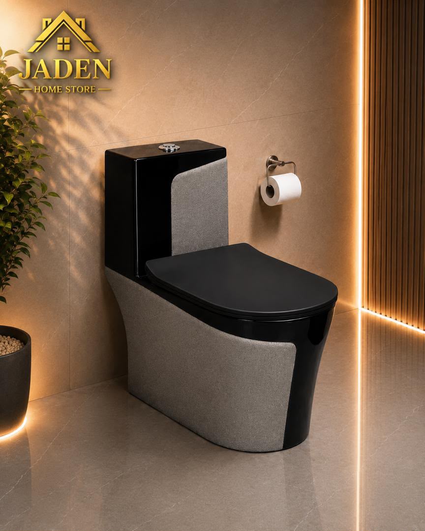 Premium One-Piece Marble-Finish Toilet view 5