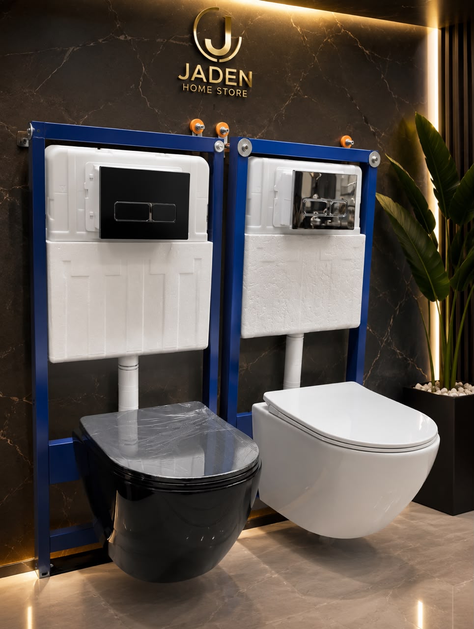 Wall-Mounted Hanging Toilet Complete Set view 2