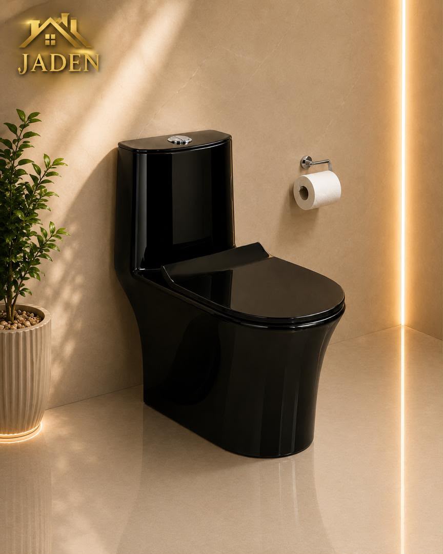 Premium One-Piece Marble-Finish Toilet view 7